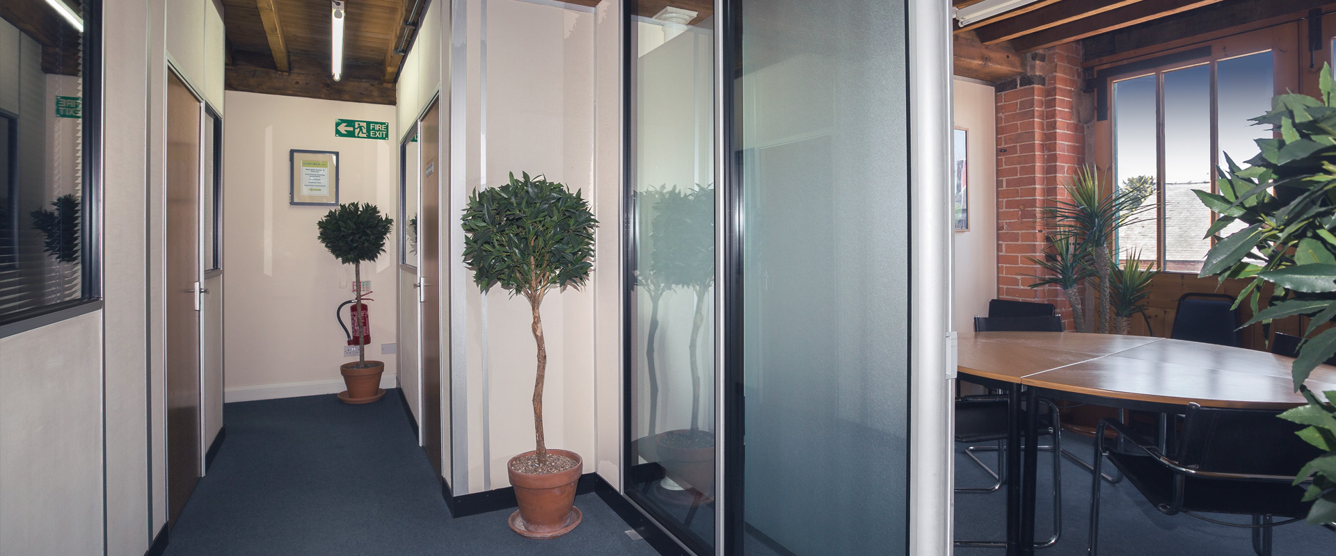 High-quality office space in a tranquil setting near Derby.
